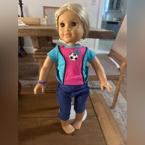 American Girl 18" Julie Albright Doll Blonde Brown Eyes 2013